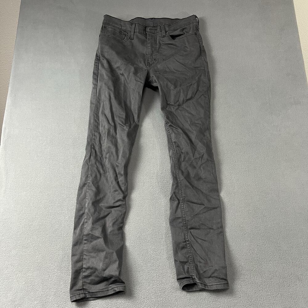 Levis 511 Jeans Mens 34X34 Gray Slim Straight Leg Classiccore Casual Denim